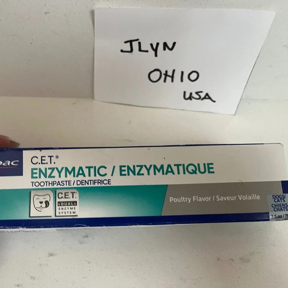 NEW C.E.T. Enzymatic toothpaste ckn flavor Dog cat toothpaste,Beef or ckn deals